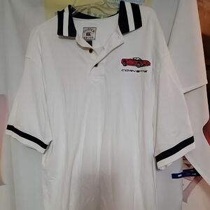 Cutter & Buck Corvette Museum Delivery Embroidered Polo Mens Size XXL Vintage